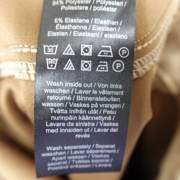 Liverpool Faux Suede Pants Sz 12‎ Moccasin Camel Tan Skinny Leg High Rise - Picture 12 of 14